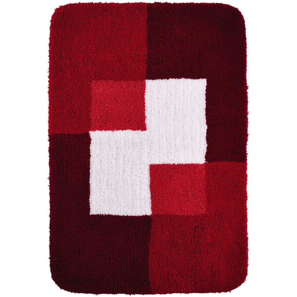 Ridder ridder badkamermat coins 60x90 cm rood 7103306