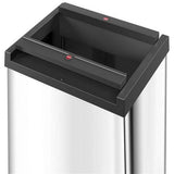 Hailo prullenbak 0840-121 zilver big-box swing l