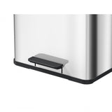 Hailo öko trio plus prullenbak - 3 x 9l - zwart