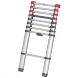 Hailo hailo t80 aluminium telescoopladder 11 treden + stabilisatiebalk 103-322 cm