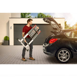 Hailo t80 aluminium telescoopladder 13 treden + stabilisatiebalk 111-380 cm