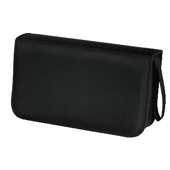 Hama cd wallet nylon 80 zwart