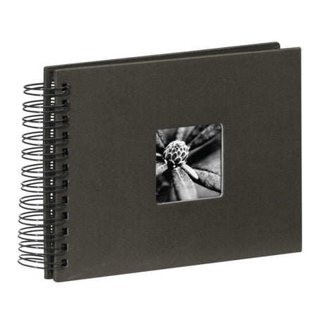 Hama spiraalalbum fine art 24 x 17 cm 50 zwarte pagina #039;s zwart