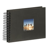 Hama spiraalalbum fine art 24 x 17 cm 50 zwarte pagina #039;s zwart