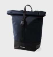 Urbanproof urban proof single rolltop tas 20l blauw recycled