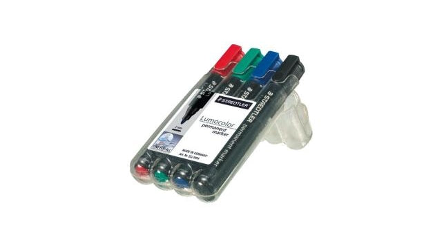 Staedtler set van 4 permanent marker stiften