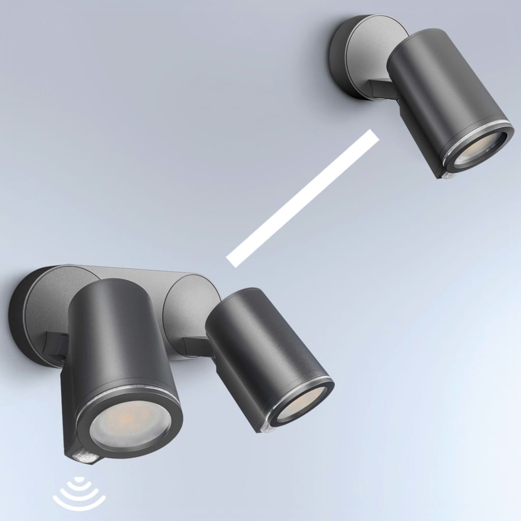 Steinel Steinel Tuinspotlight met sensor Spot Duo Sensor zwart