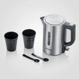 Severin wk3647 mini reiswaterkoker 0.5l 1100w rvs zwart