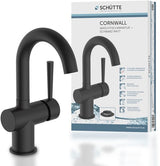 Schütte schutte cornwall ééngreepsmengkraan wastafel| mat zwart - 79016 - 79016