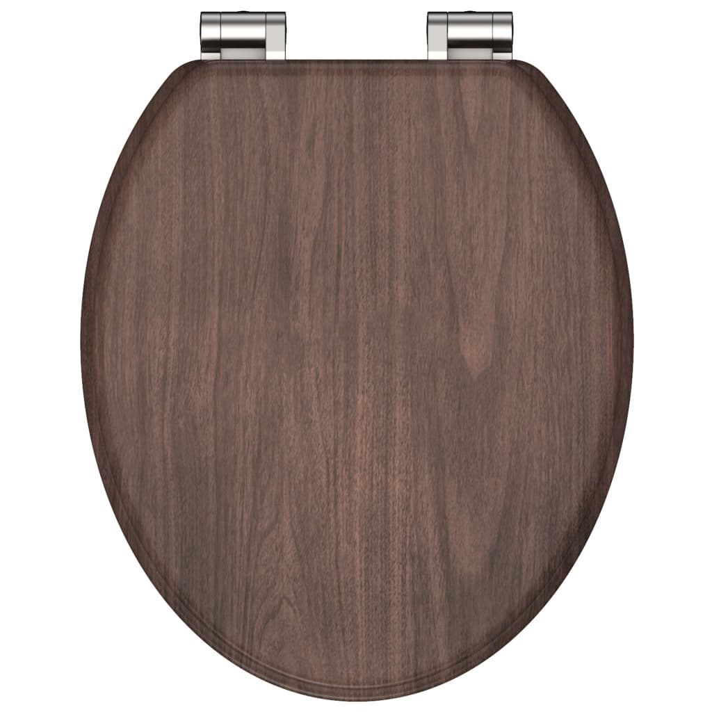 SCHÜTTE SCHÜTTE Toiletbril met soft-close DARK WOOD MDF