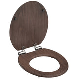 SCHÜTTE SCHÜTTE Toiletbril met soft-close DARK WOOD MDF