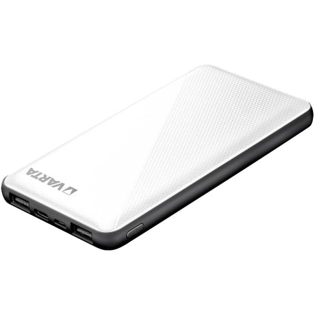 Enzo varta powerbank 10.000ma zilver + led indicatie usb en usb-c - 3509010