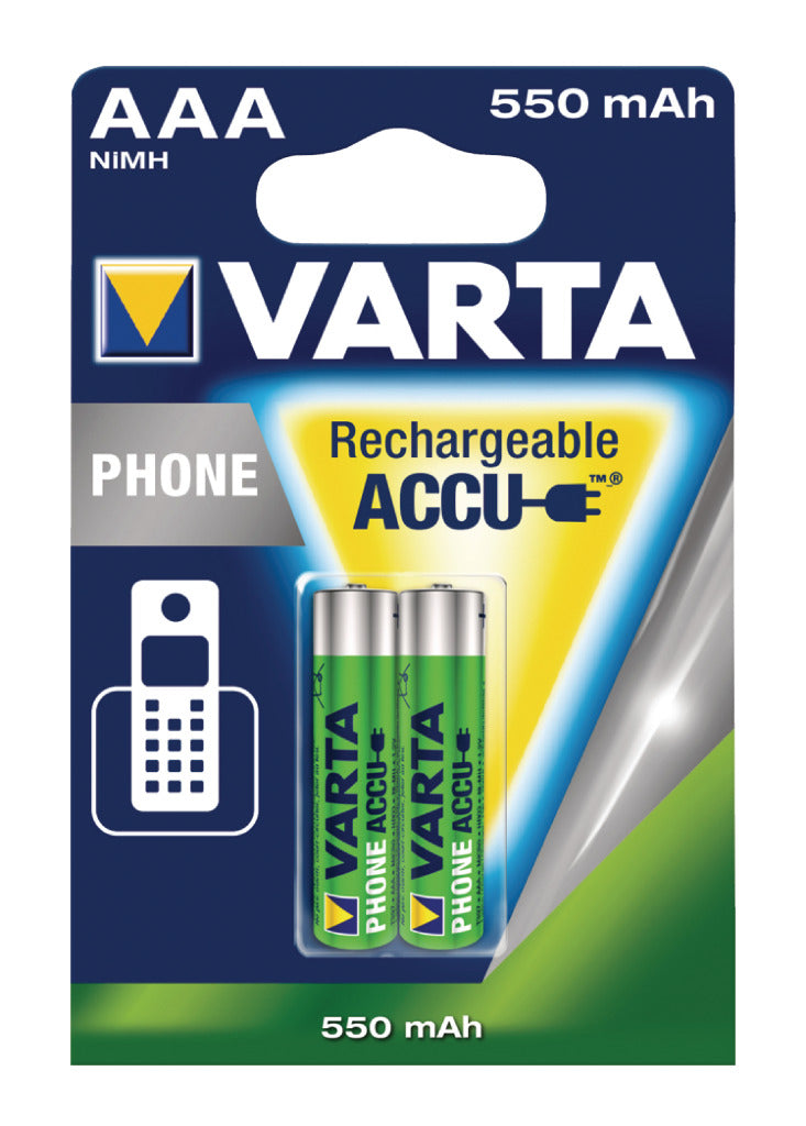 Varta -58397 phone power accu hr03 550 mah bls 2