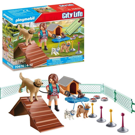 Playmobil 70676 city life gift set hondentrainster