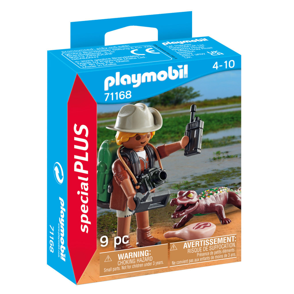 Playmobil Specials Onderzoeker met Jonge Kaaiman 71168