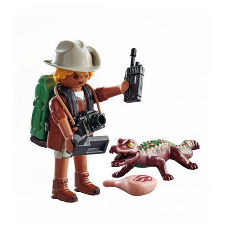 Playmobil Specials Fuerscher mat jonke Caiman 71168