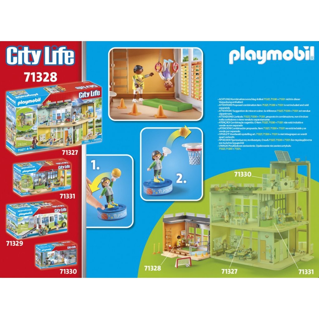 PlayMobil Stad Liewensgrond Exemplanz 71328