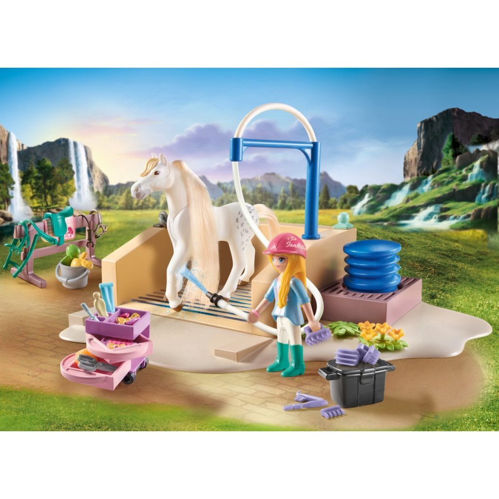 PLAYMOBIL Horses of Waterfall Isabella en Leeuwin Speelset 71354