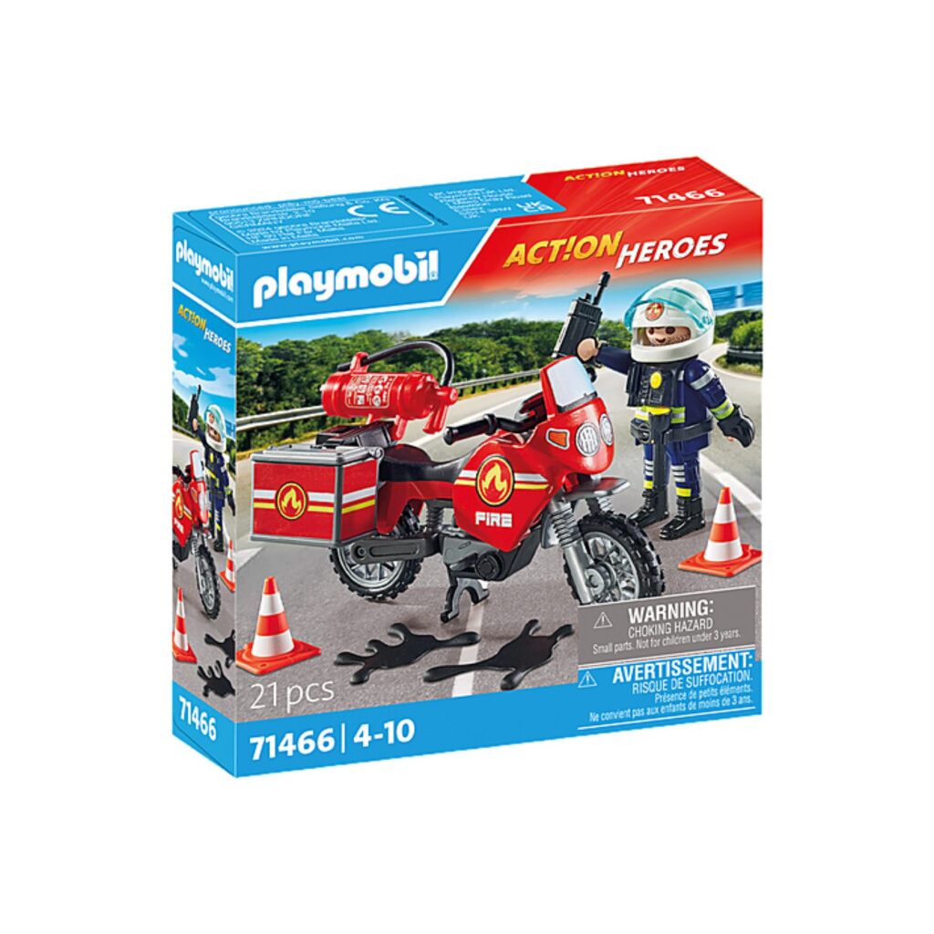 Playmobil Action Heroes Brandweer op de Plaats Van Het Ongeval 71466