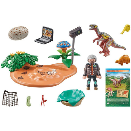 Playmobil Dinos Stegosaurusnest met Eierdief 71526