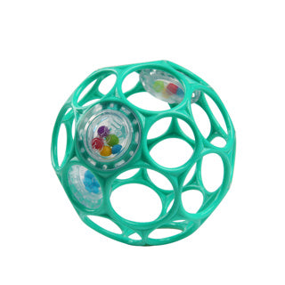 Oball rattle easy grip groen | 3 stuks