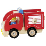 Goki houten brandweerauto