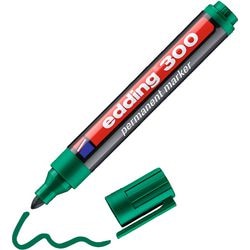Edding viltstift 300 rond 1.5-3mm groen | 10 stuks