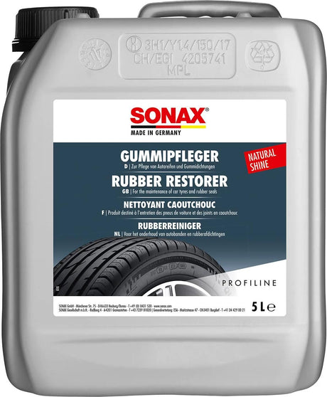 Sonax gummipflegemittel gummipfleger rubber cleaner 5ltr. pe-kanister