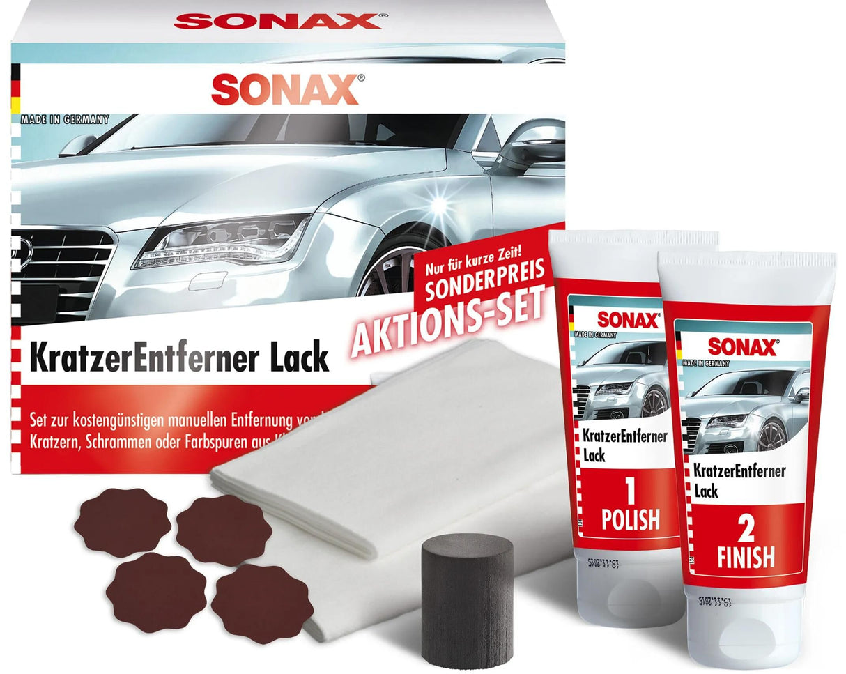 Sonax polierpaste kratzerentferner lack scratch remover set