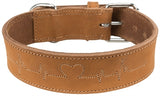 Trixie Collar Hond Rustic Fett Lieder Häerzschlagbrong