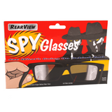 Spionagebril met zijspiegel in de slaap.