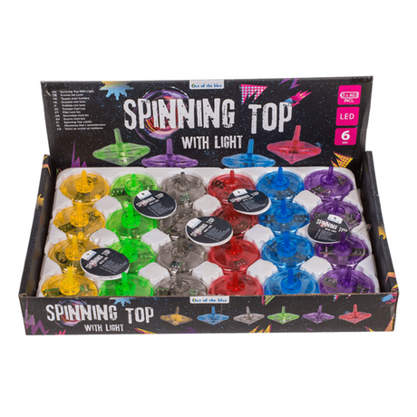 Dsp gyro tol led, 6 kleuren. ca. 4,5 cm.