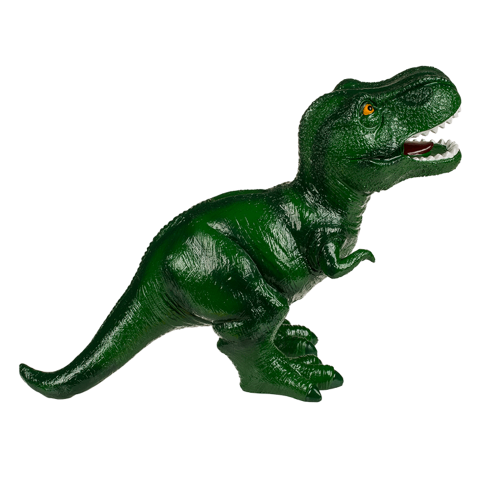 Spaarpot, groene dinosaurus, ca.22x32 cm