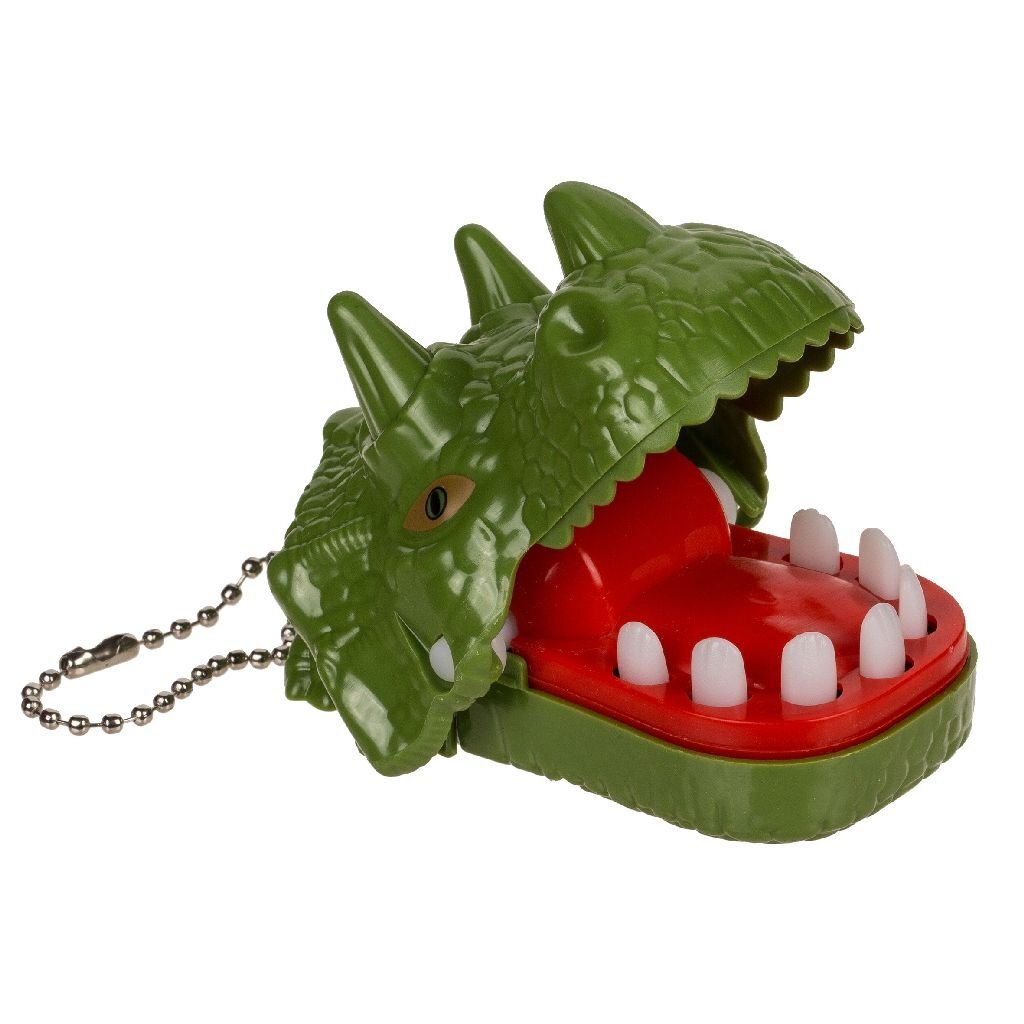 Overige merken sleutelhanger dino met kiespijn assorti