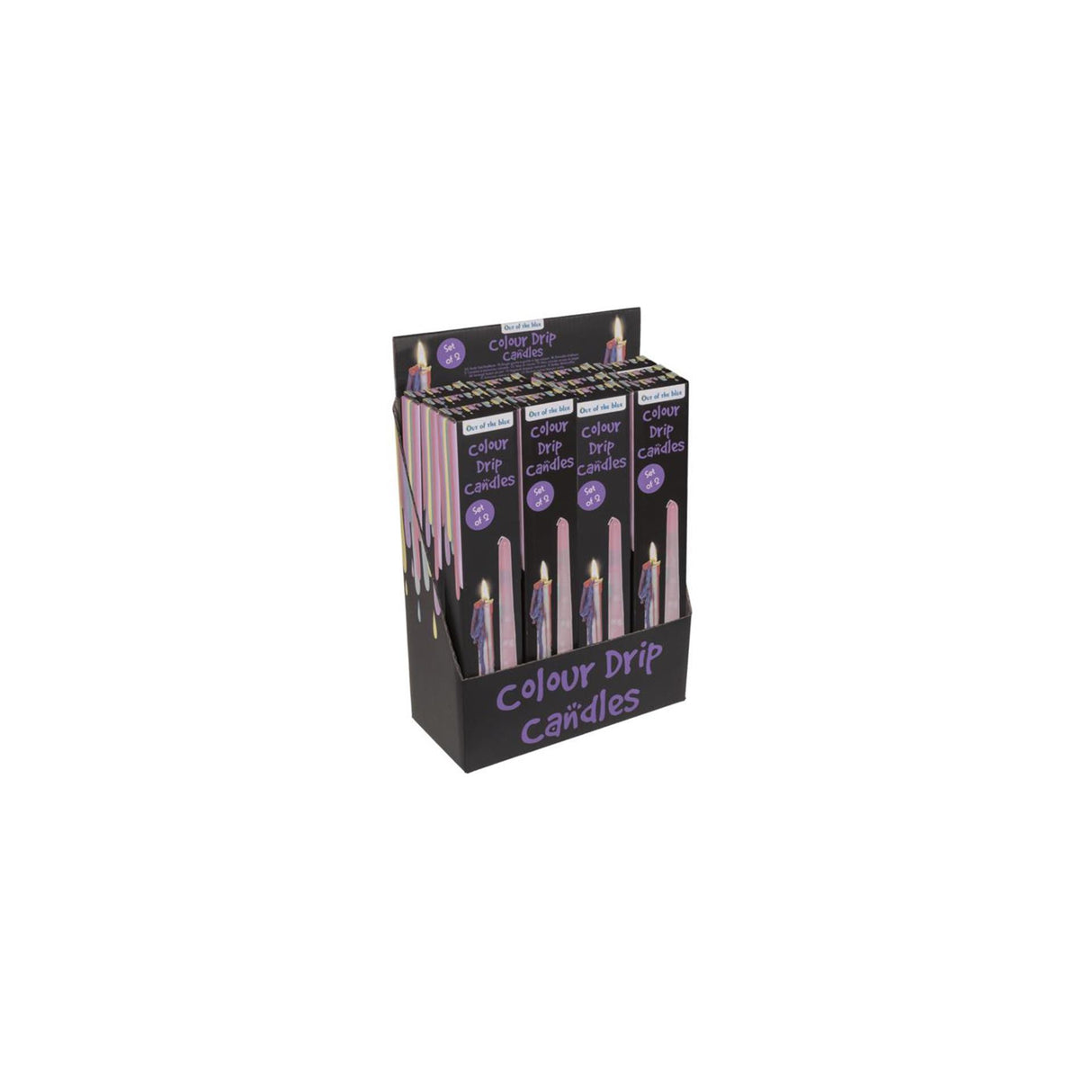Ootb druipkaars set a 2 26x2cm