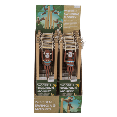 Dsp slingerende aap van hout. 7x2,2x23 c