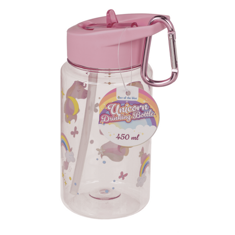 Abi drinkfles, eenhoorn met rietje. 450 ml