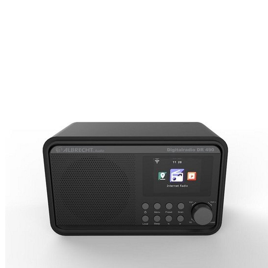 Basic Albrecht 490 DAB+ Hybrideradio Zwart