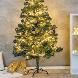 HI HI Kerstboom met metalen standaard 180 cm groen