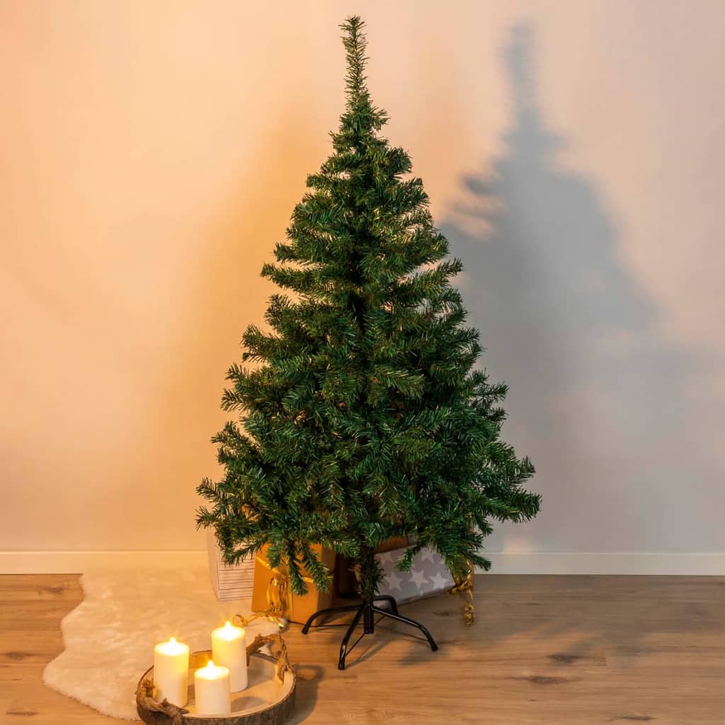 HI HI Kerstboom met metalen standaard 150 cm groen