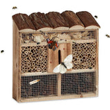 HI HI Insectenhotel 30x9,5x30 cm hout naturel