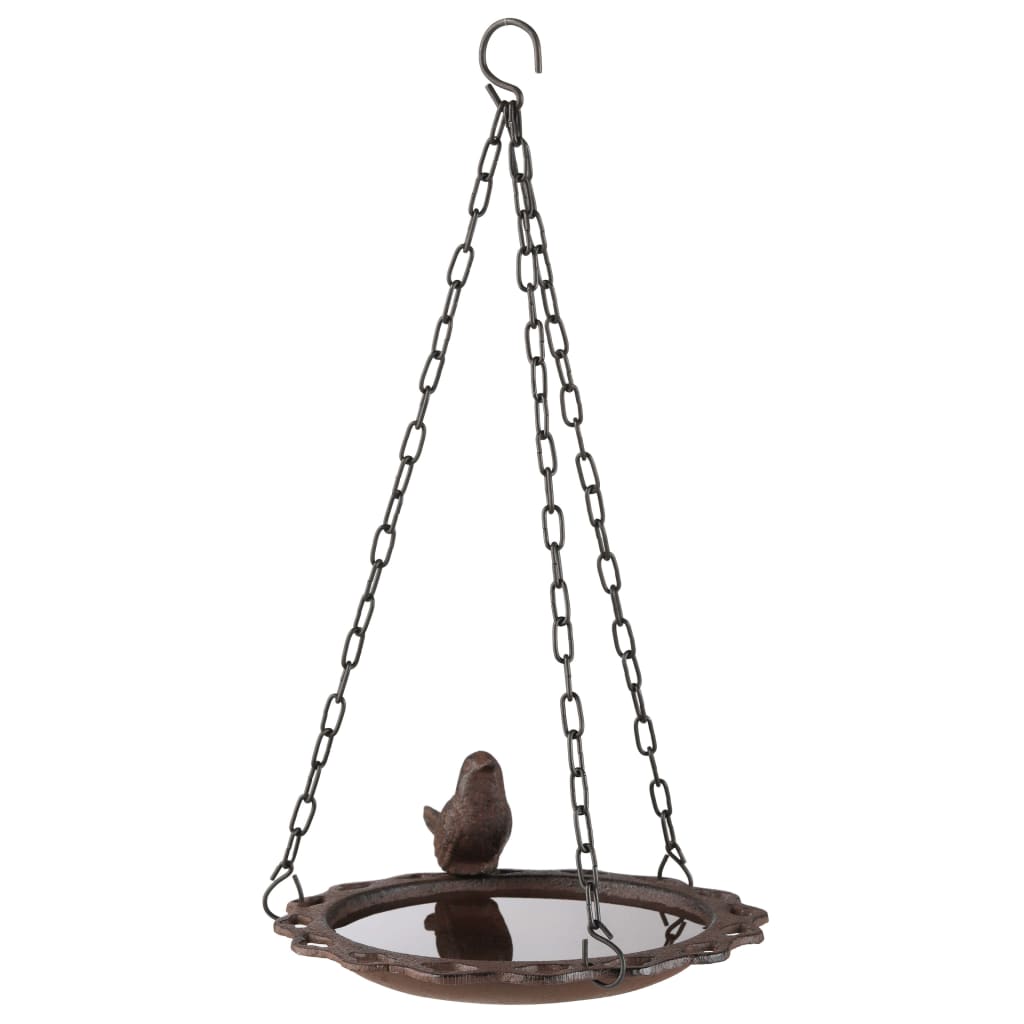 Hi hi vogelbad hangend 20,5 cm bruin