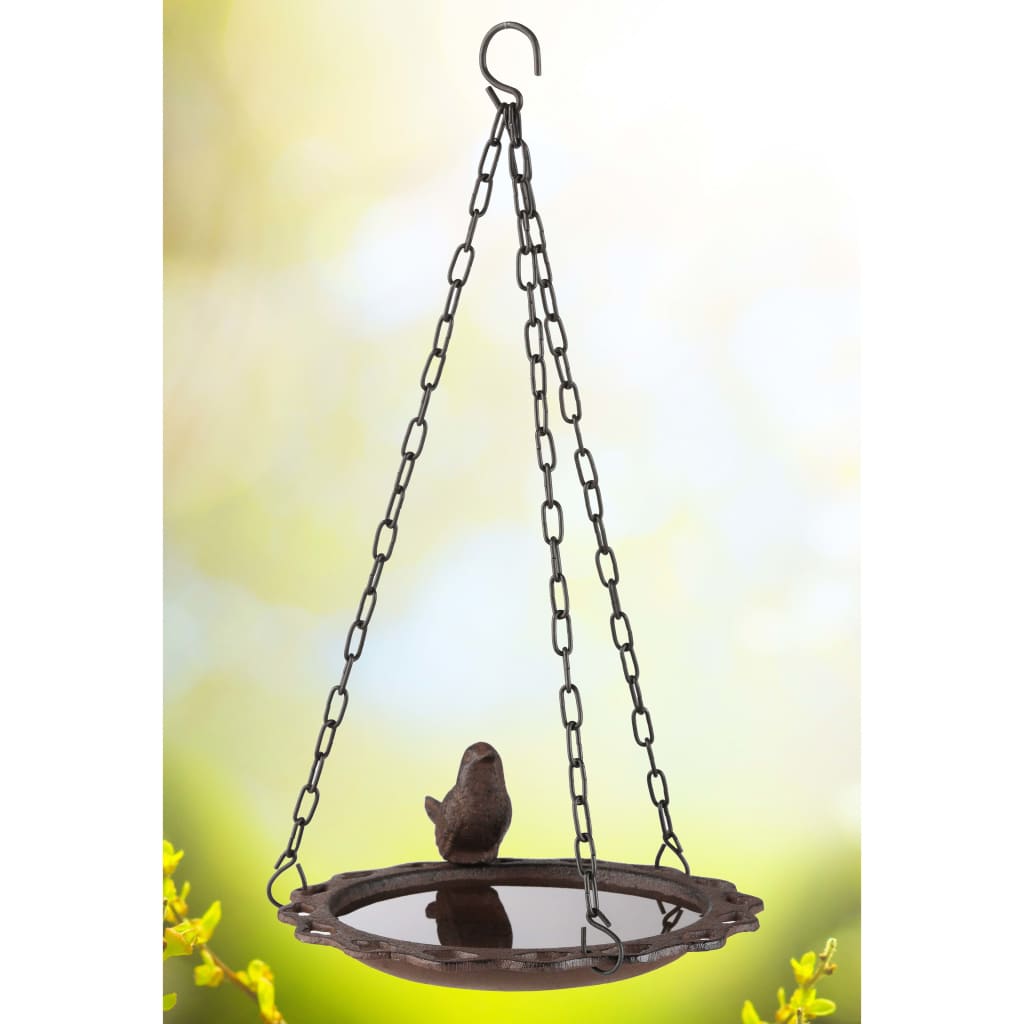 HI HI Vogelbad hangend 20,5 cm bruin