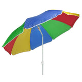 Hi hi strandparasol 150 cm meerkleurig