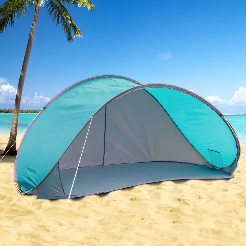 Hi pop-up strandtent blauw