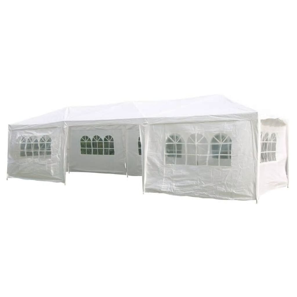 Hi hi partytent met zijwanden 3x9 m wit