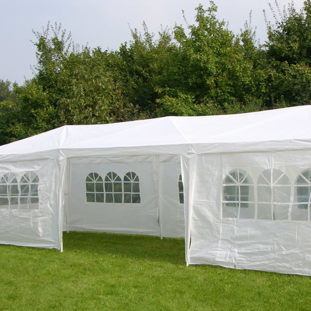 Hi hi partytent met zijwanden 3x9 m wit