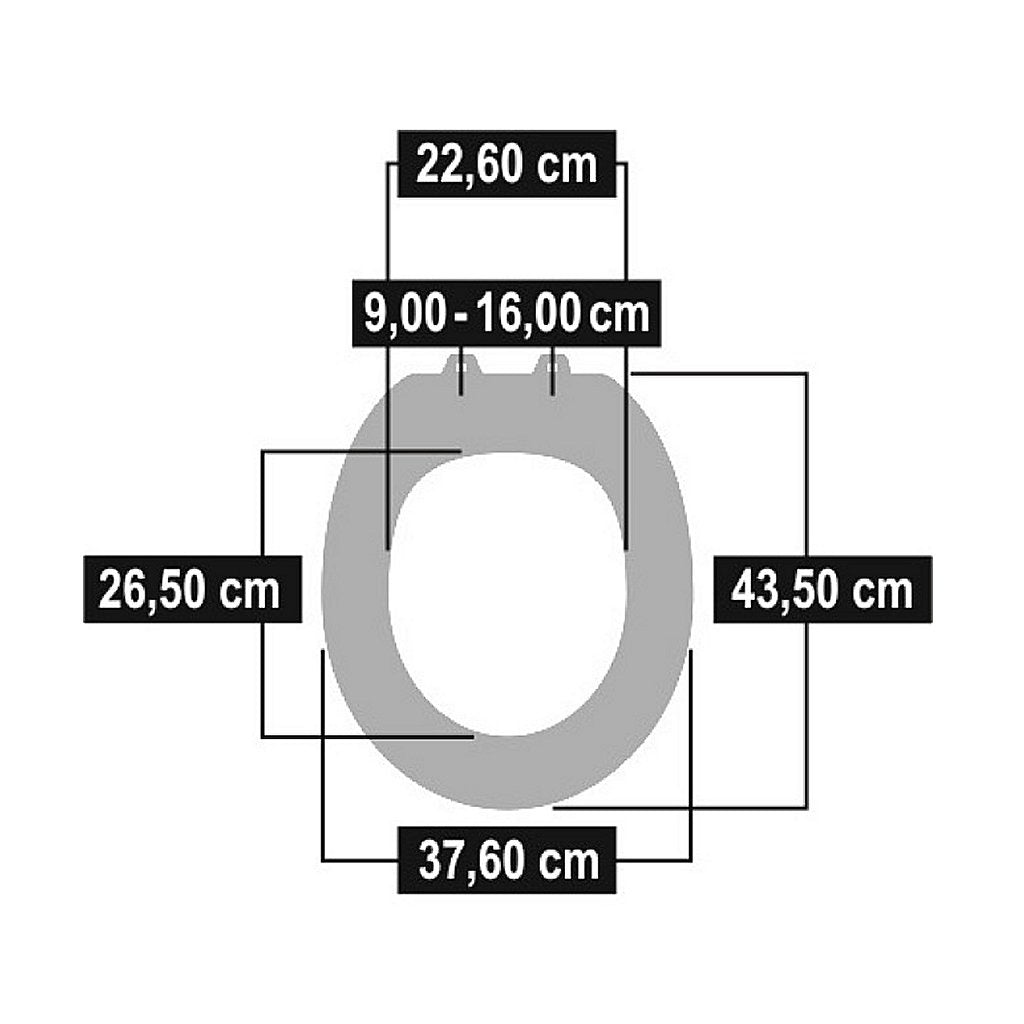 Cornat Cornat KSDSC534 Snail Houten WC Bril Softclose 90-160mm