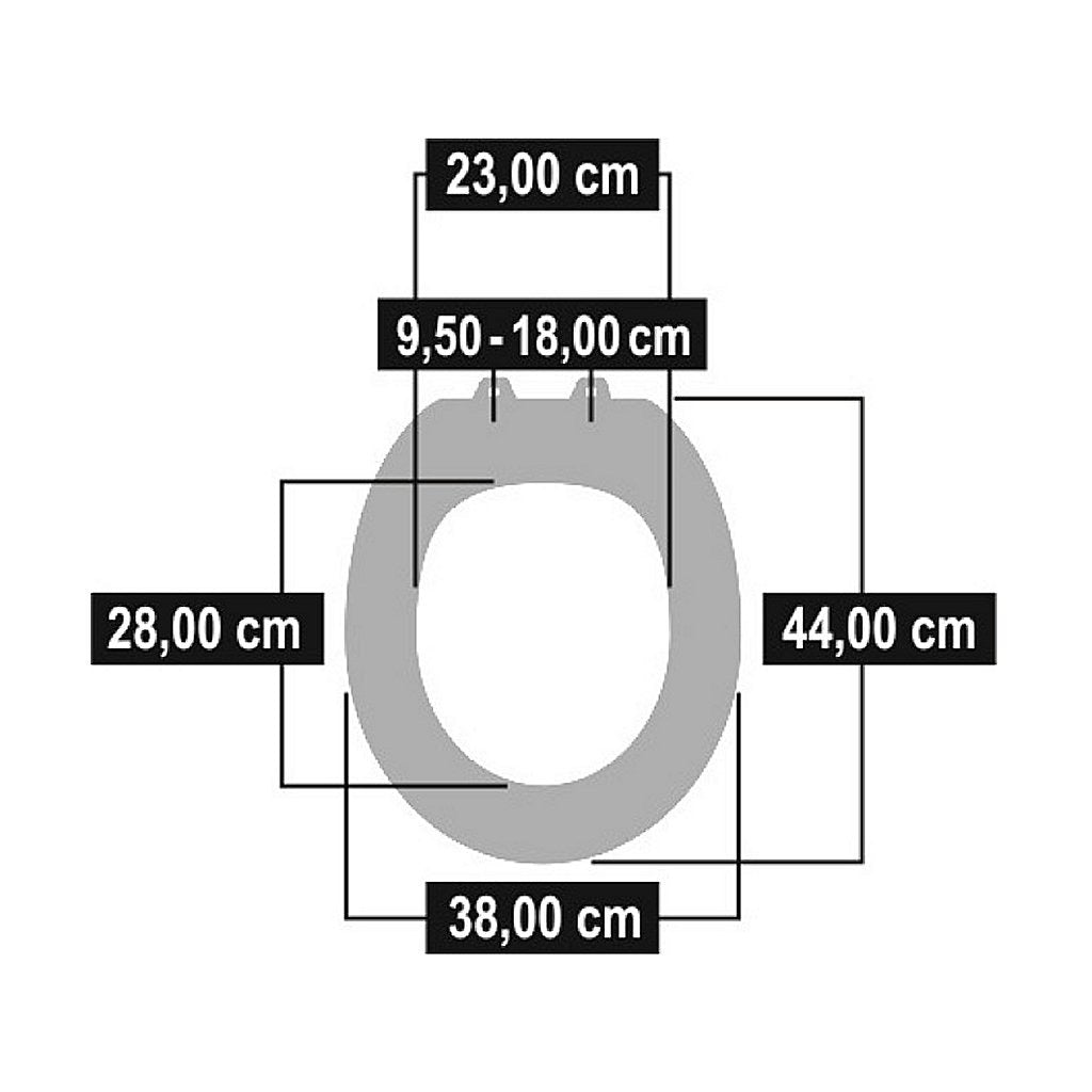 Cornat Cornat KSTASC00 Taro Duroplast WC Bril Softclose 95-180mm