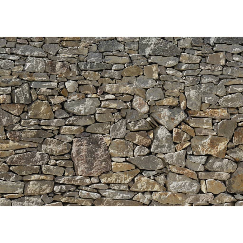 Komar komar fotobehang stone wall 368x254 cm 8-727